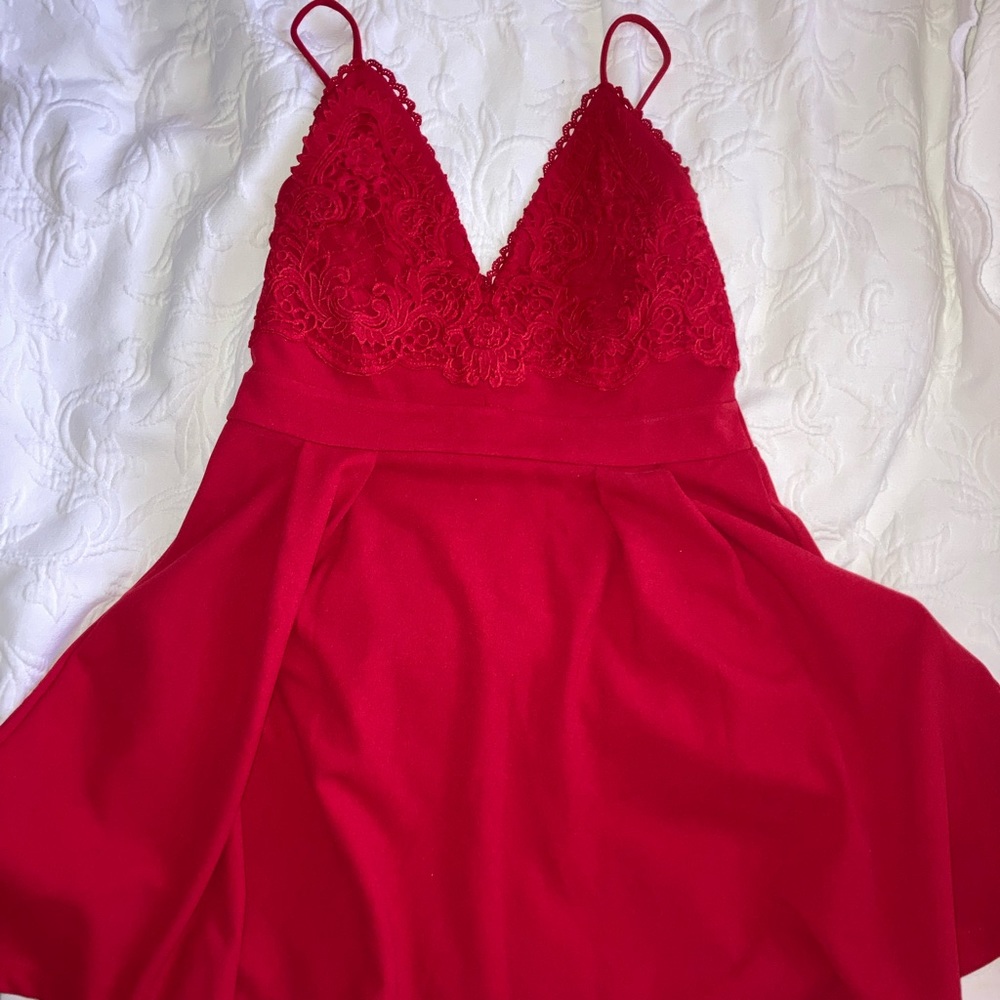 Red Semiformal Dress